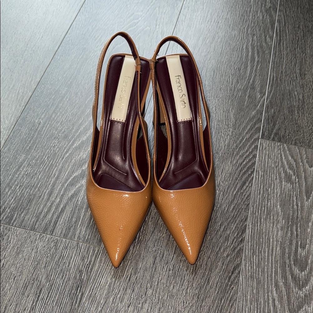 Franco Sarto Tan Heels Classic Pumps - Picture 2 of 3